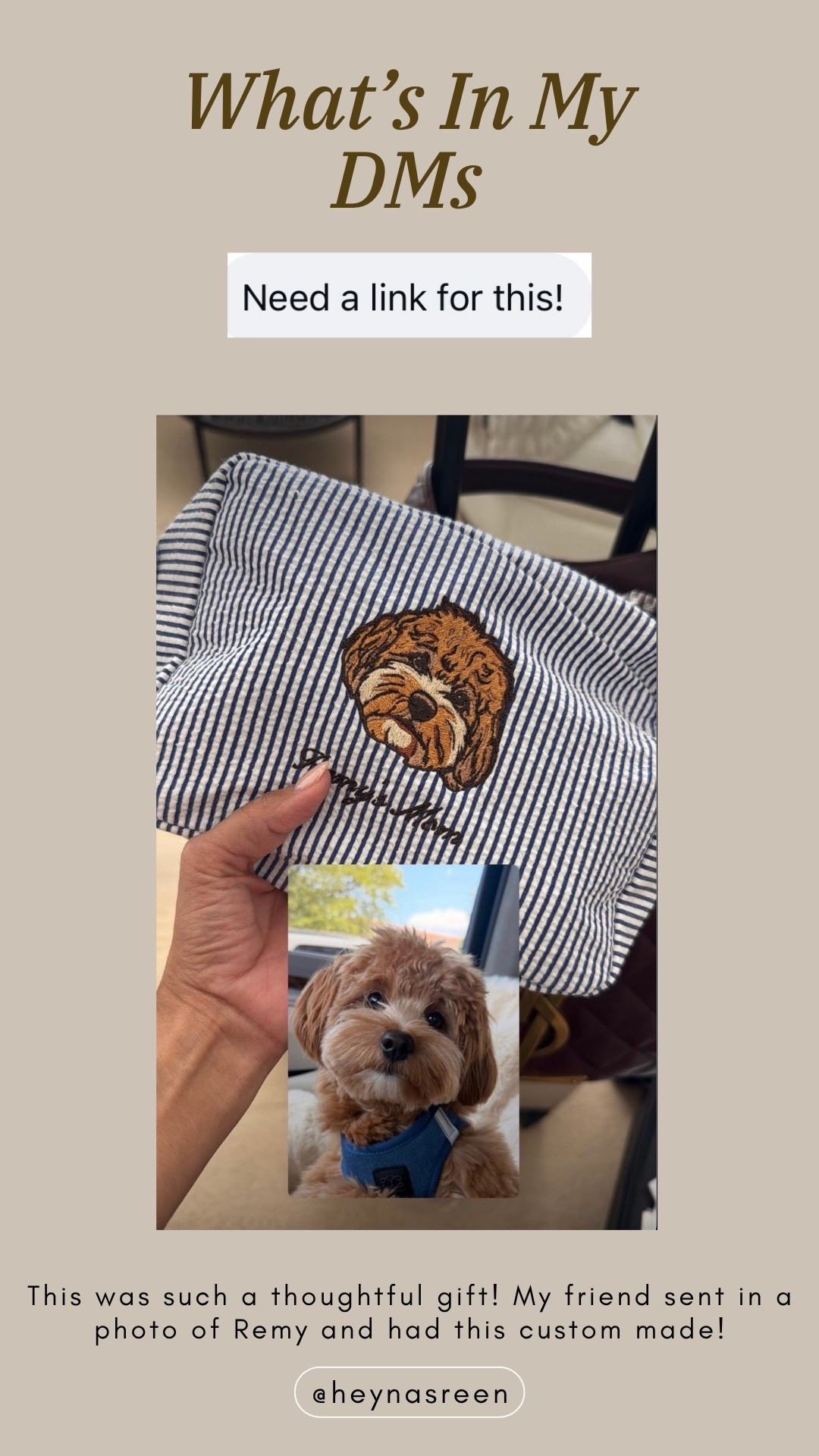 This was such a thoughtful and cute gift!