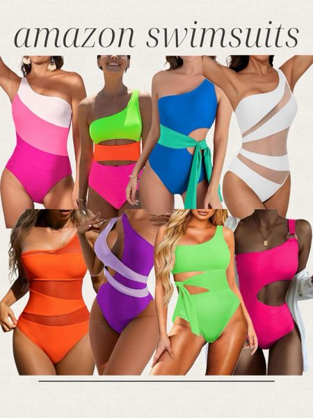 Amazon One piece swimsuits under $40, neon swimsuit 

#LTKStyleTip #LTKSwim #LTKFindsUnder50