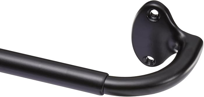 Amazon Basics Room Darkening Blackout Curtain Rod for Bedroom and Living Room, Curved, Wraps Arou... | Amazon (US)
