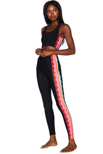Megan Legging Tropical Wave | Beach Riot
