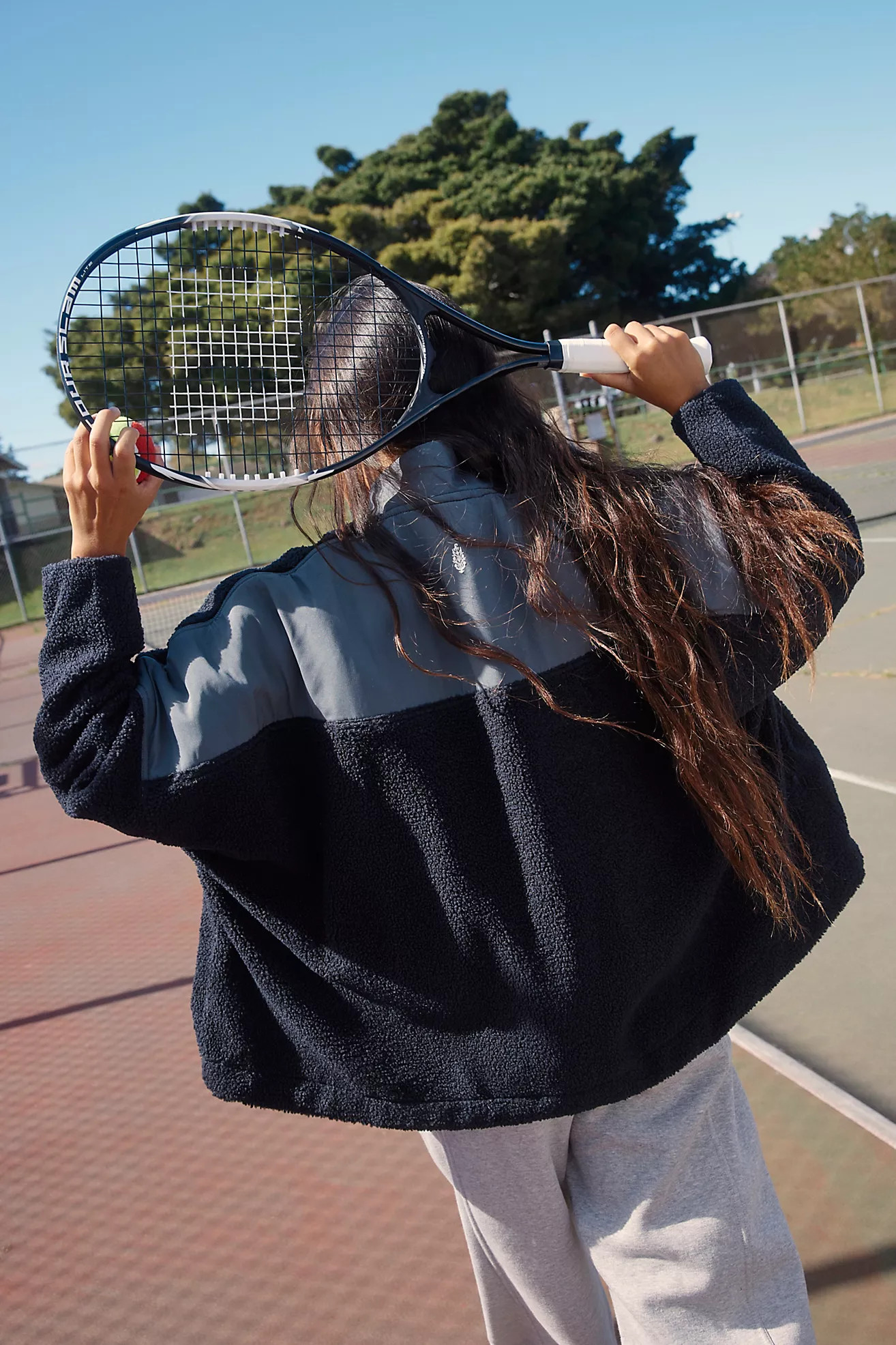 Tournament Fleece Jacket | Free People (Global - UK&FR Excluded)