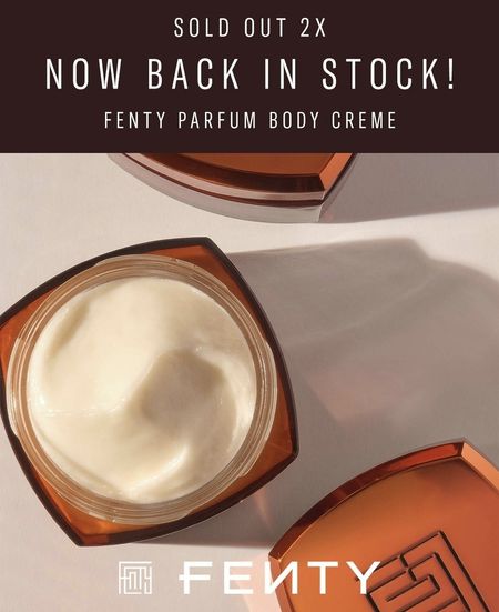 Love this stuff and back in stock! Fenty body cream 

#LTKGiftGuide #LTKFindsUnder100