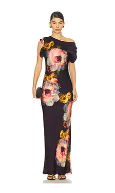 Amanda Uprichard Elroy Maxi Dress in Seona Print from Revolve.com | Revolve Clothing (Global)