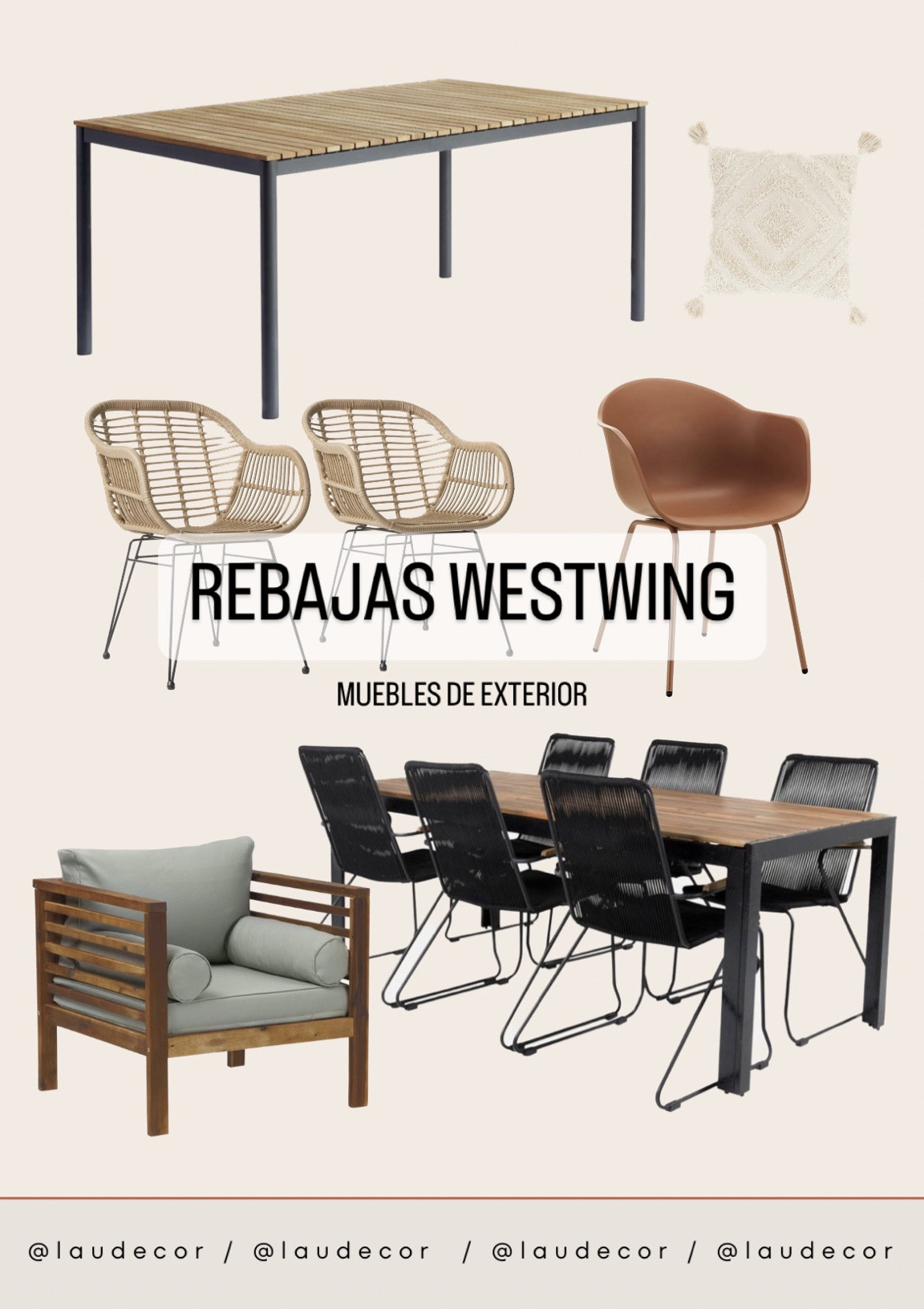 Rebajas en westing de muebles de exterior. Conjuntos de jardín, sillas de exterior...

#LTKhome #LTKSale #LTKFind
