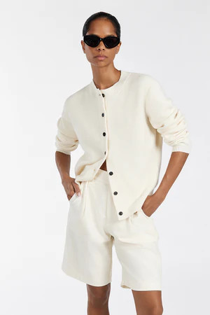 BECKHAM CREAM BERMUDA SHORT | DISSH