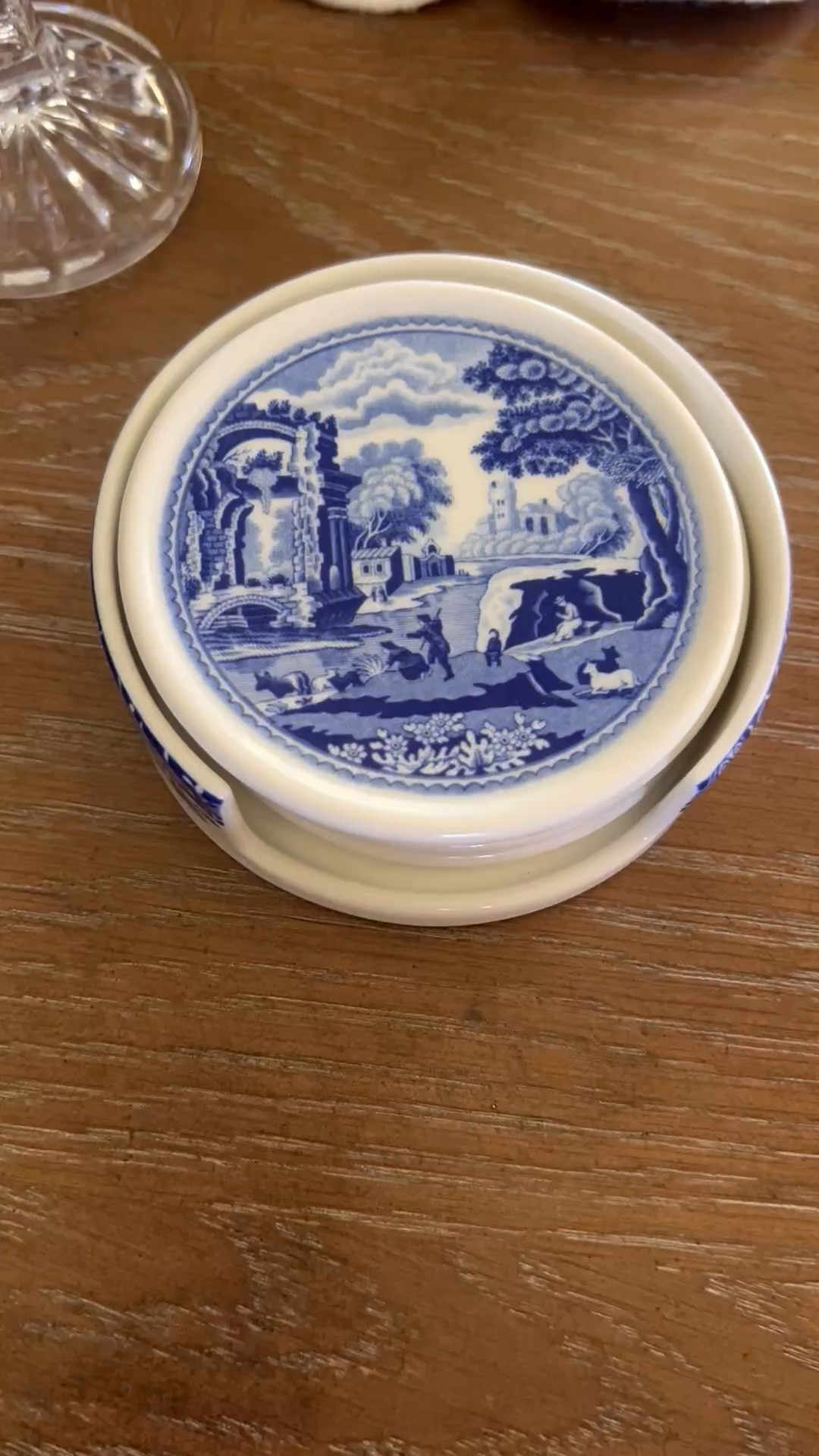 Spode blue Italian china round coasters 
Grandmillenial 
Kitchen table
Decor
Amazon finds
Affordable

#LTKHome #LTKSeasonal #LTKmomlife