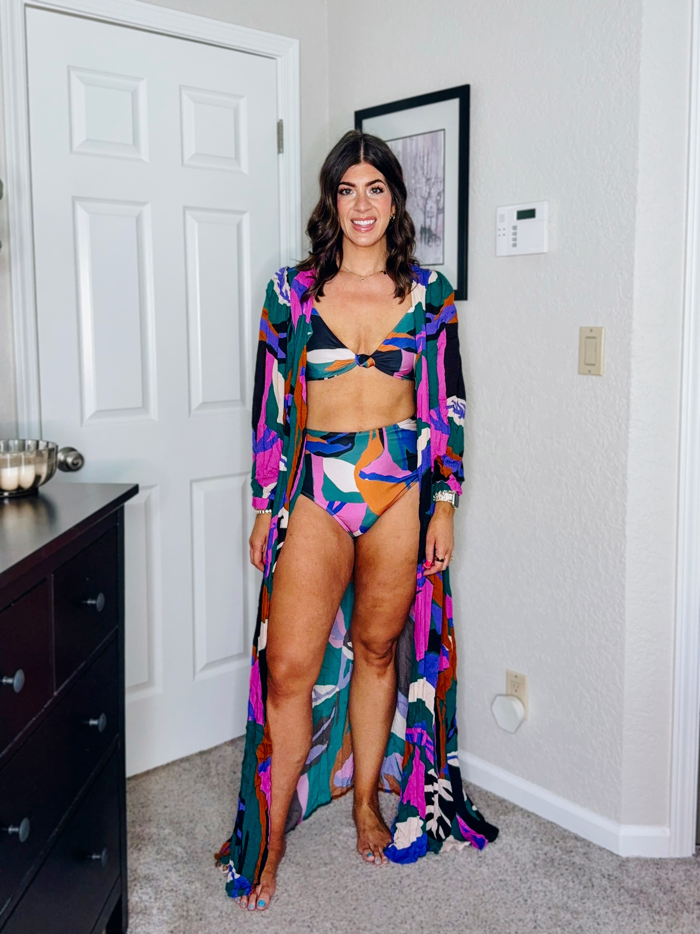 In a medium bikini top and large bottom 

#LTKSwim #LTKFindsUnder50 #LTKMidsize