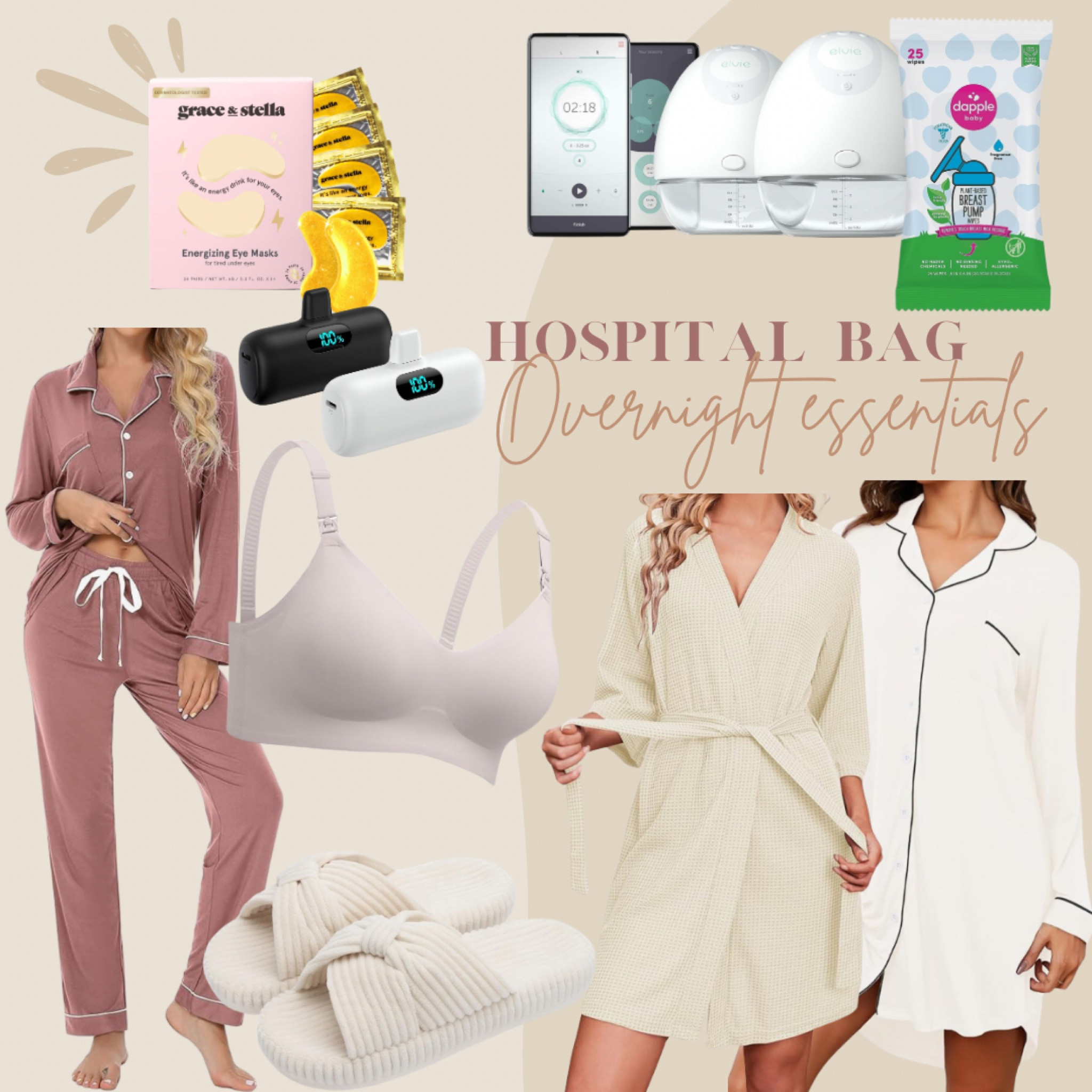 Hospital Bag Overnight Essentials 🫶🏻

#LTKBump #LTKBaby #LTKFindsUnder50