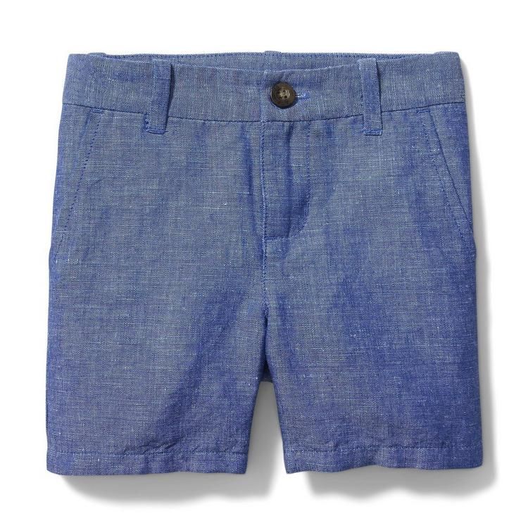 Chambray Linen Short | Janie and Jack