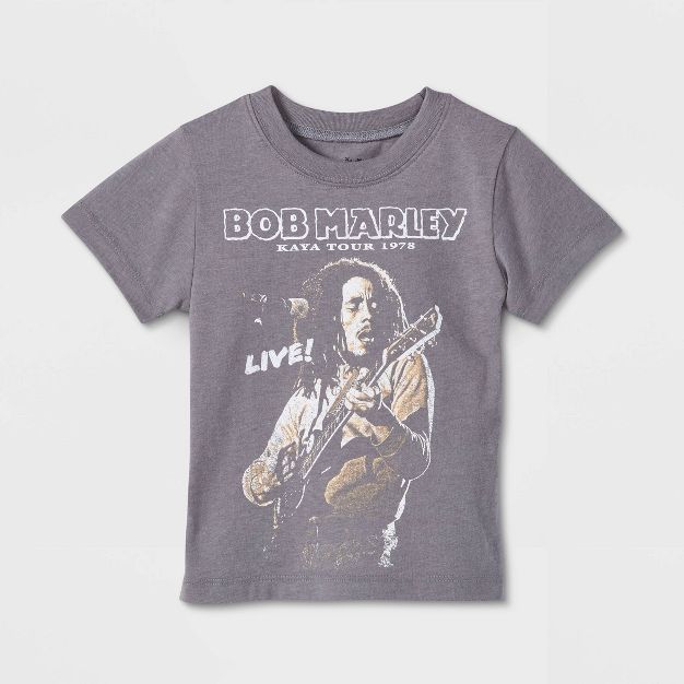 Toddler Boys' Short Sleeve Bob Marley T-Shirt - Black | Target