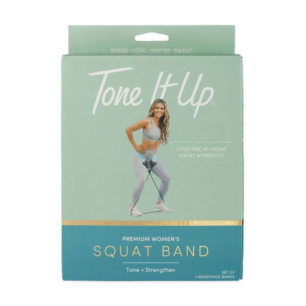 Tone It Up Squat Bands 2pk - Blue | Target