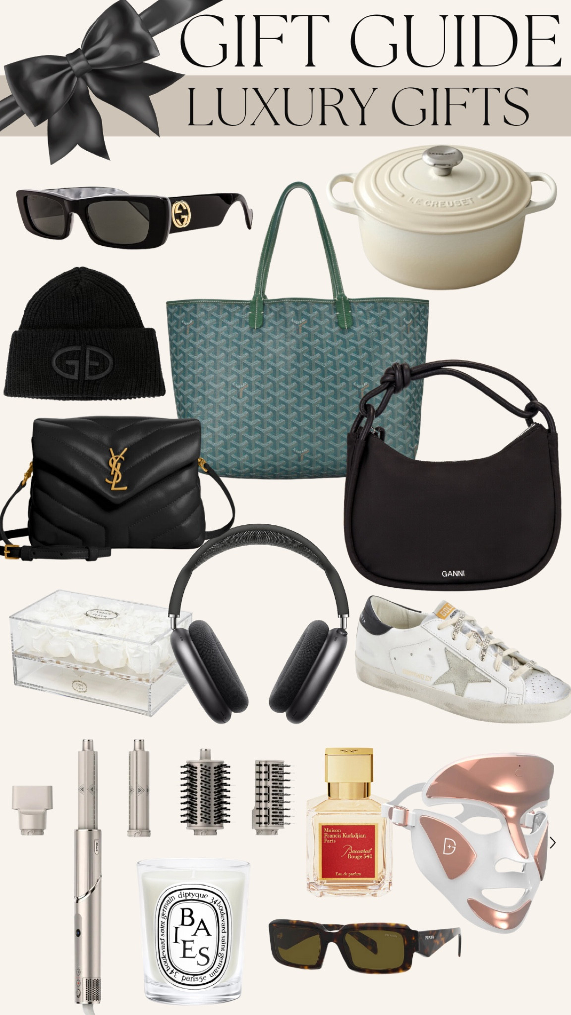 Luxury Gift Guide 🖤✨🧸 
love all of these products too, the ganni bag is one I’ve had for almost 2 years and I absolutely love it. These items were all curated by me and ones I think are very timeless and worth the investment. 

#LTKHolidaySale #LTKGiftGuide #LTKHoliday