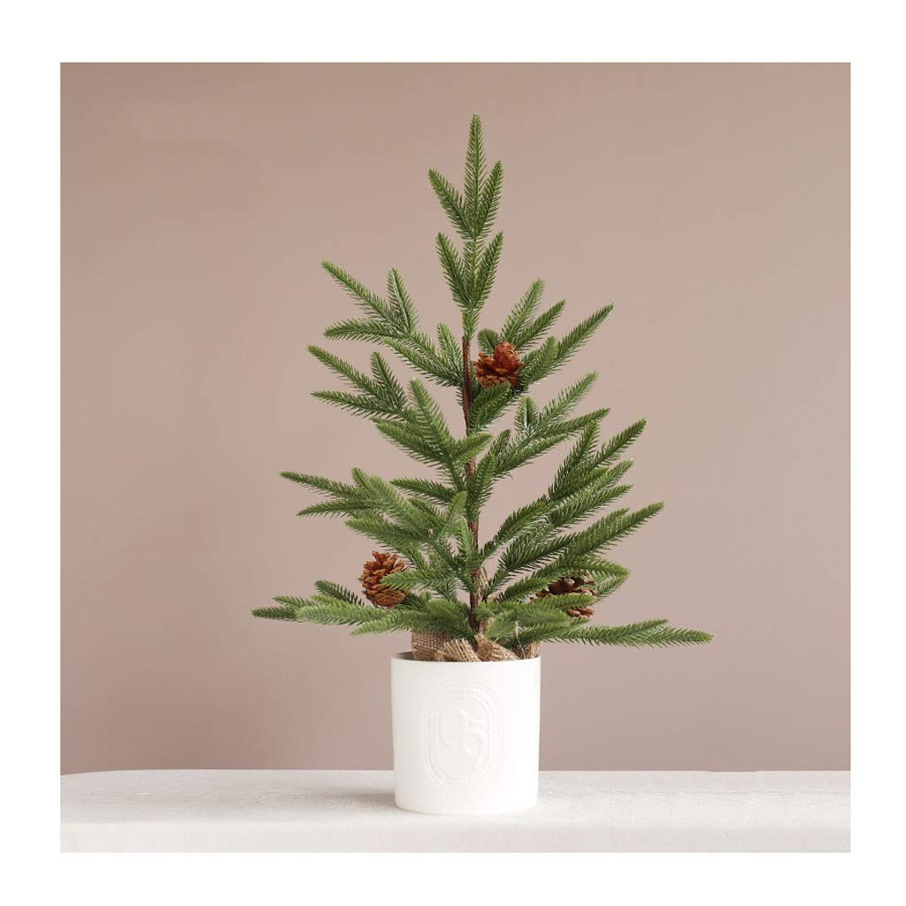 Artificial Christmas Tree,Miniature Artificial Pine Tree for Home Living Room Garden Indoors Outd... | Amazon (US)