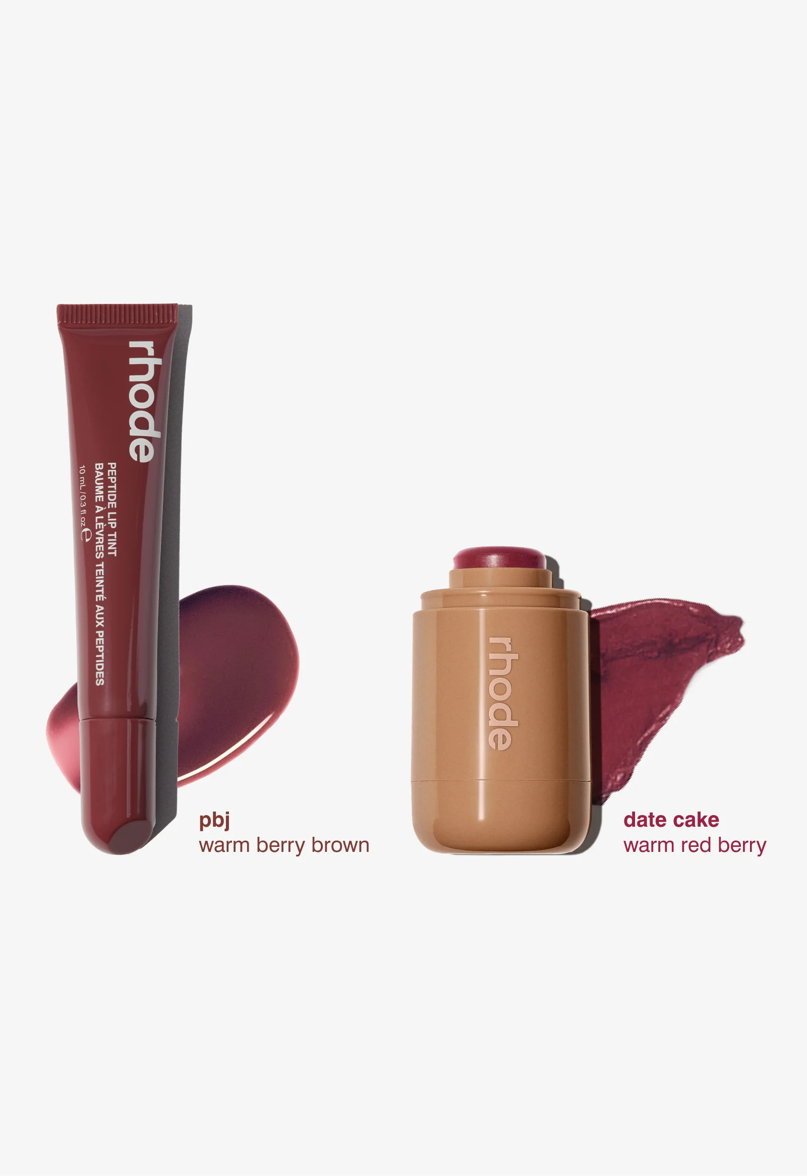 the duos date cake + pbj | rhode skin