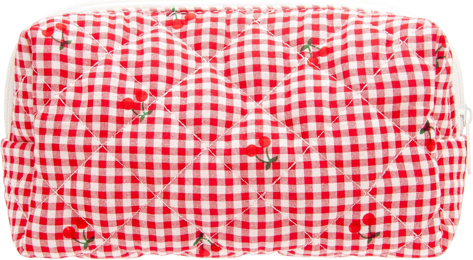 PAZIMIIK Vintage Quilted Makeup Bag Cosmetic Pouch for Brushes Pencils and Travel Make Up Accesso... | Amazon (US)