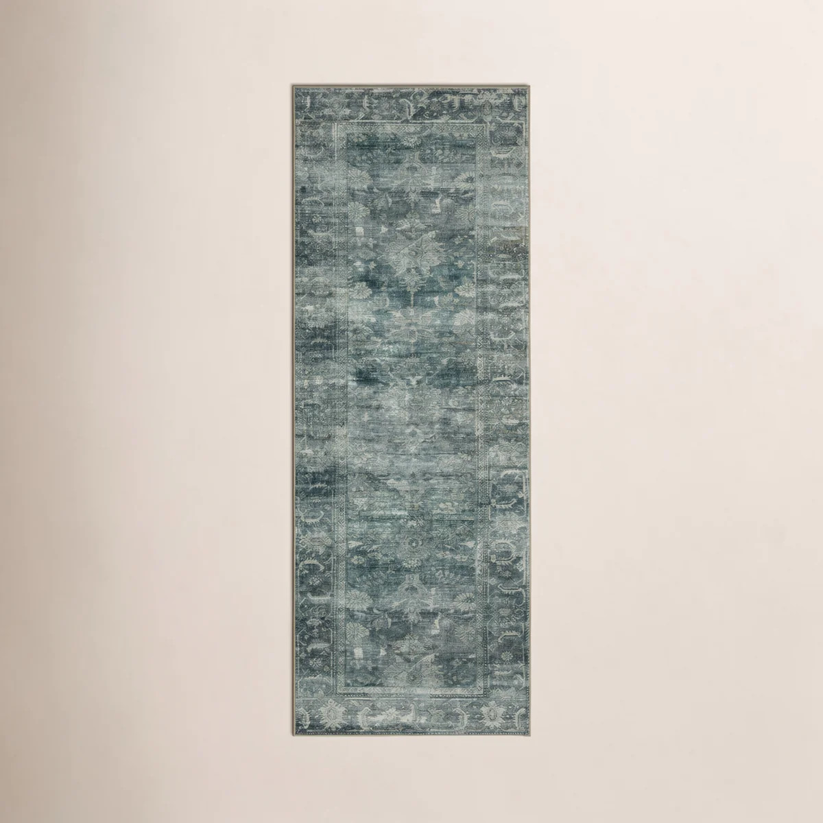Magnolia Home By Joanna Gaines X Loloi Banks Machine Washable Blue / Lagoon Area Rug | Wayfair North America