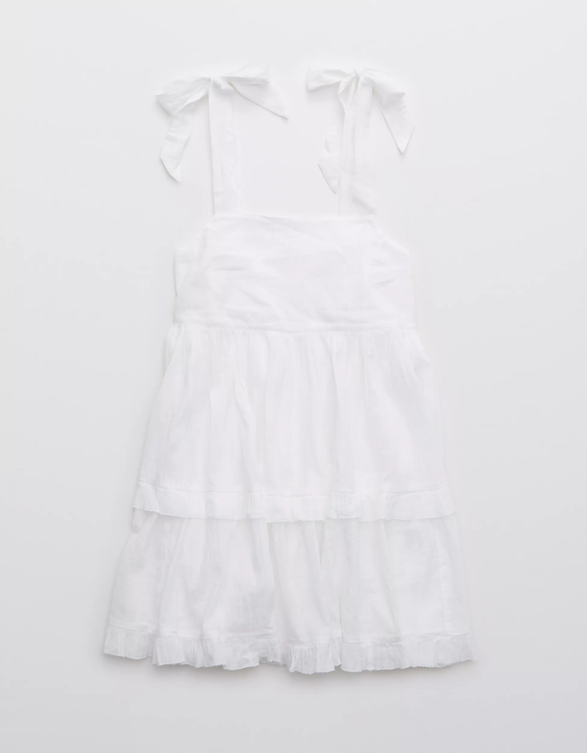 Aerie Shoulder Tie Ruffle Cover Up | American Eagle Outfitters (US & CA)