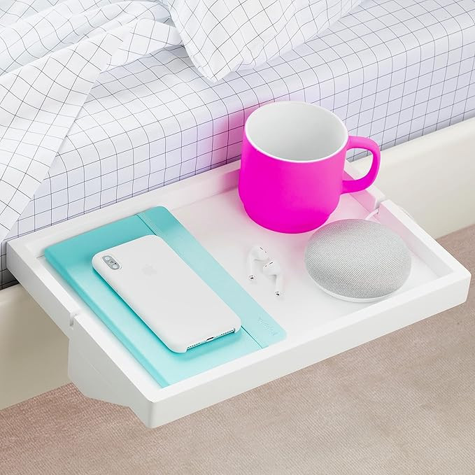 BedShelfie Bedside Shelf for Bed Bunk Bed Shelf for Top Bunk College Dorm Room Essentials Dorm Or... | Amazon (US)