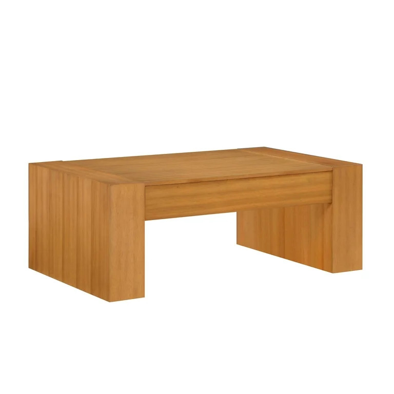 Better Homes & Gardens Ezra Oversized Coffee Table, Living Room, Light Honey | Walmart (US)