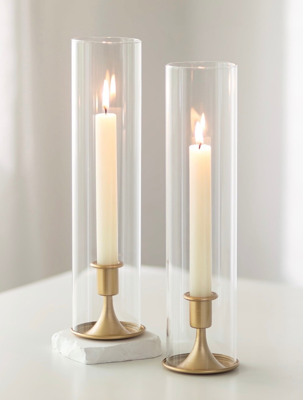 Walmart glass brass candle tapers holder. These are so pretty! 

#LTKHome #LTKFindsUnder100 #LTKSaleAlert