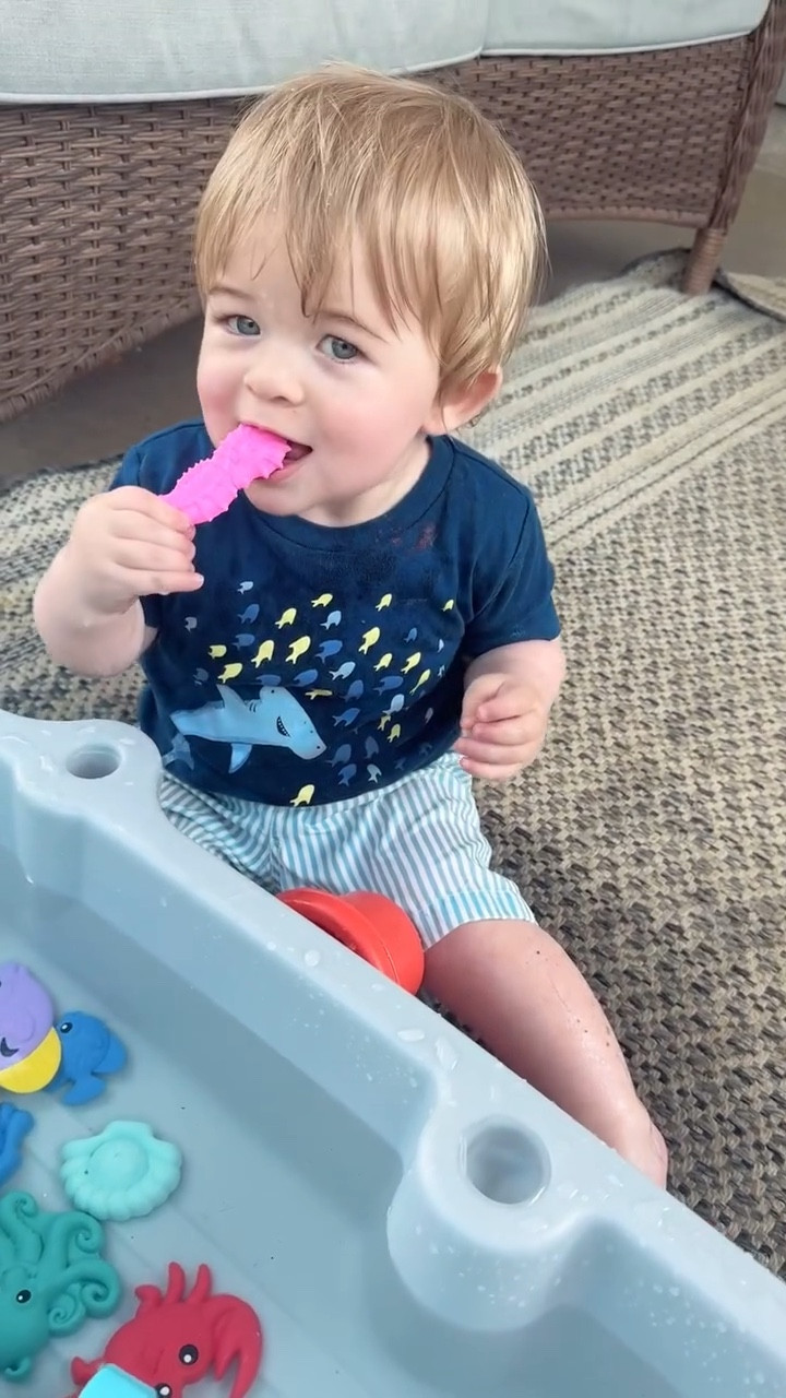 Our water table is from Costco added some other cute ones 👇🏽 below ! These diver toys from target were so cute and a hit ! 

Pro tip : If your baby is not walking yet sit it on the  ground so they can play in it 

#LTKBaby #LTKSwim #LTKKids