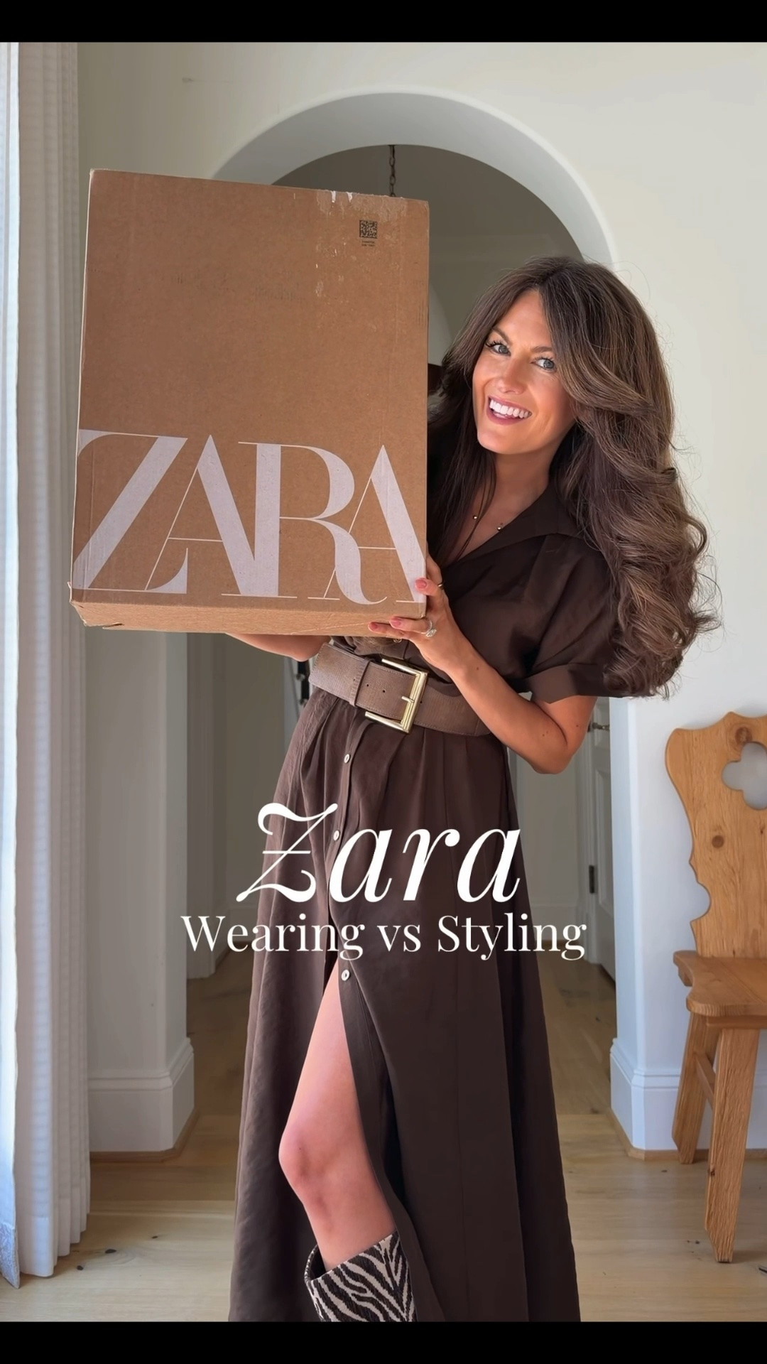 Zara wearing vs styling! Everything is true to size except for the jeans - size up one size in those! 🤍

#LTKgrwm