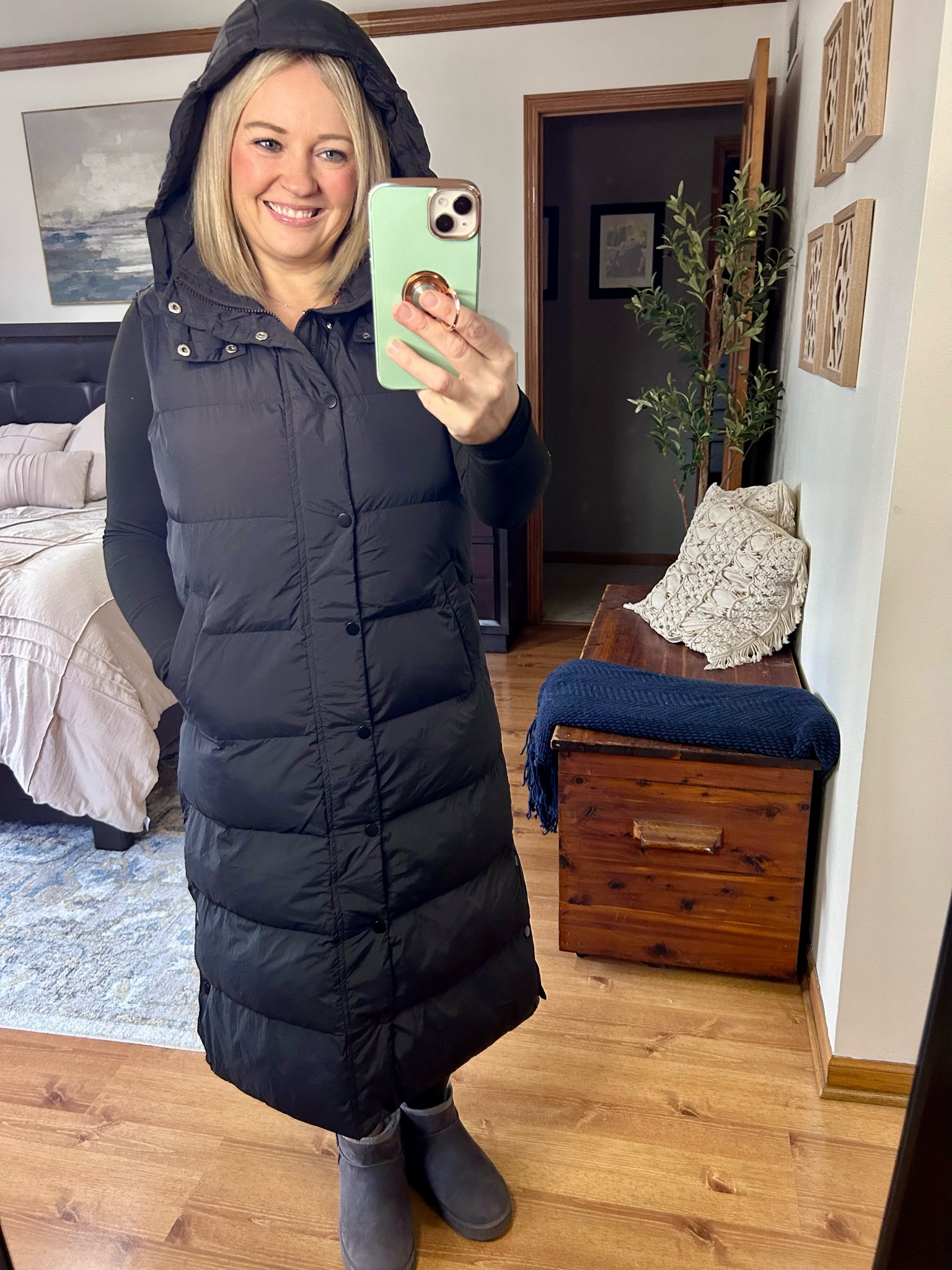 I love this puffer vest sooo much!! It’s super warm and I love the side zipper so it’s easy to sit in the car…and it has a hood! 🙌🏻

#LTKSeasonal #LTKOver40