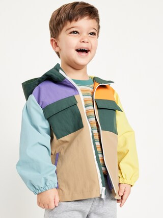Water-Resistant Hooded Utility Jacket for Toddler Boys | Old Navy (US)