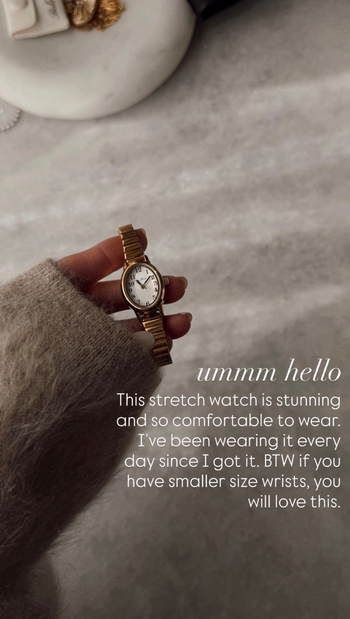 This stretch watch is stunning and so comfortable to wear. I've been wearing it every day since I got it. BTW if you have smaller size wrists, you will love this.

#LTKBeauty #LTKootd #LTKgrwm