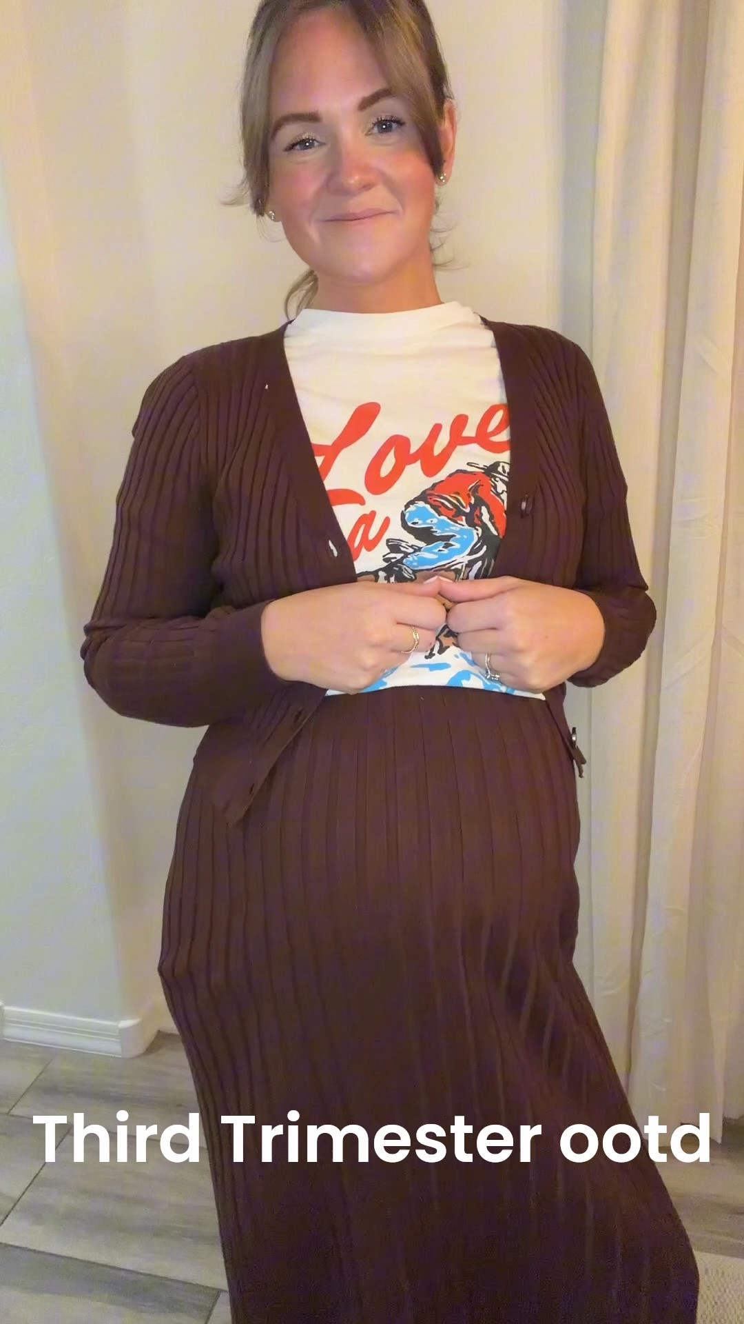 Third trimester ootd - what I wore to the office. 

My tshirt is Kelsea Ballerini merch so linked similar vibes! 

Business casual, bump friendly, non maternity 

#LTKWorkwear #LTKBump #LTKootd