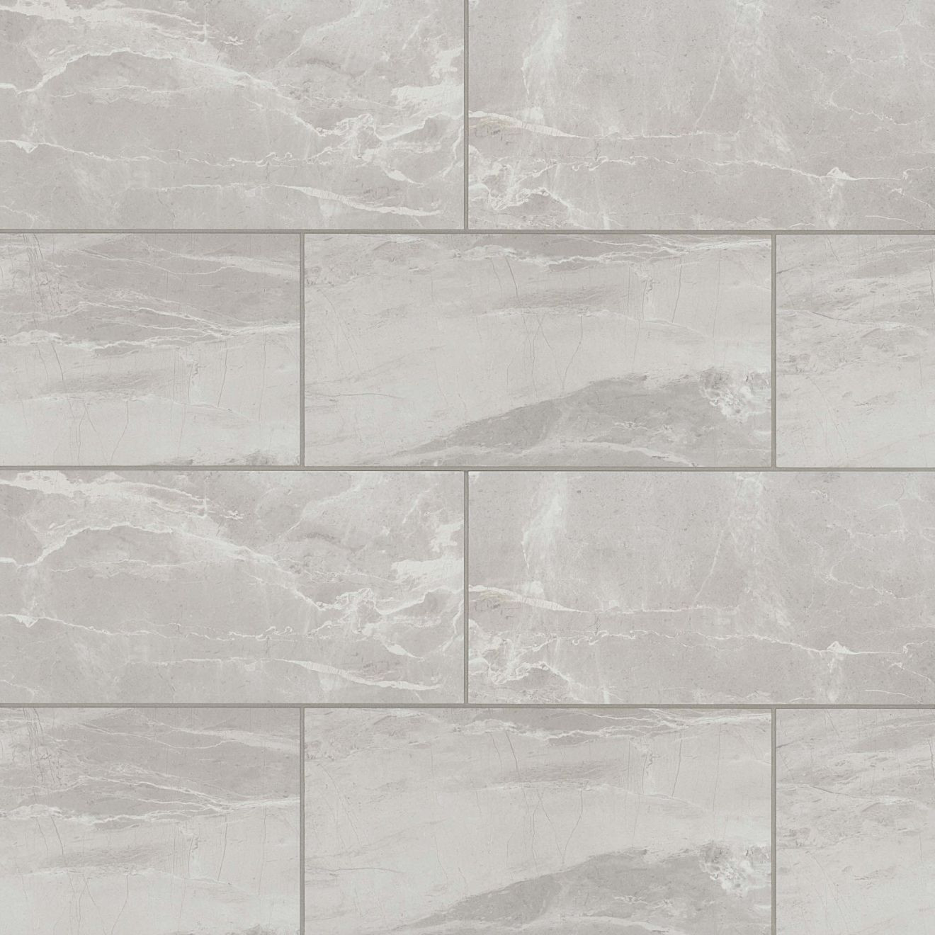 Tesoro 12" x 24" Floor & Wall Tile in White | Bedrosians Tile & Stone