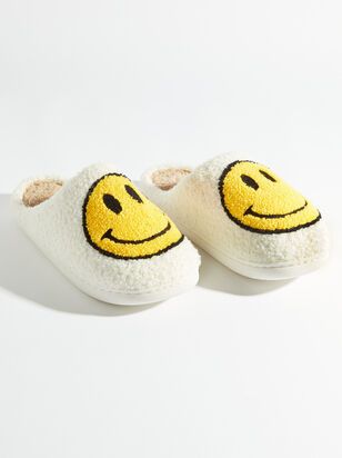 Smiley Face Slippers | Altar'd State | Altar'd State