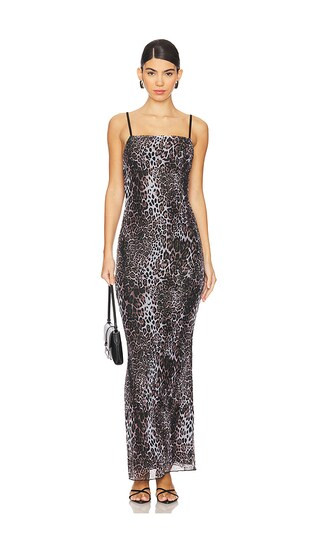 Molly Maxi Dress in Brown Leopard | Revolve Clothing (Global)