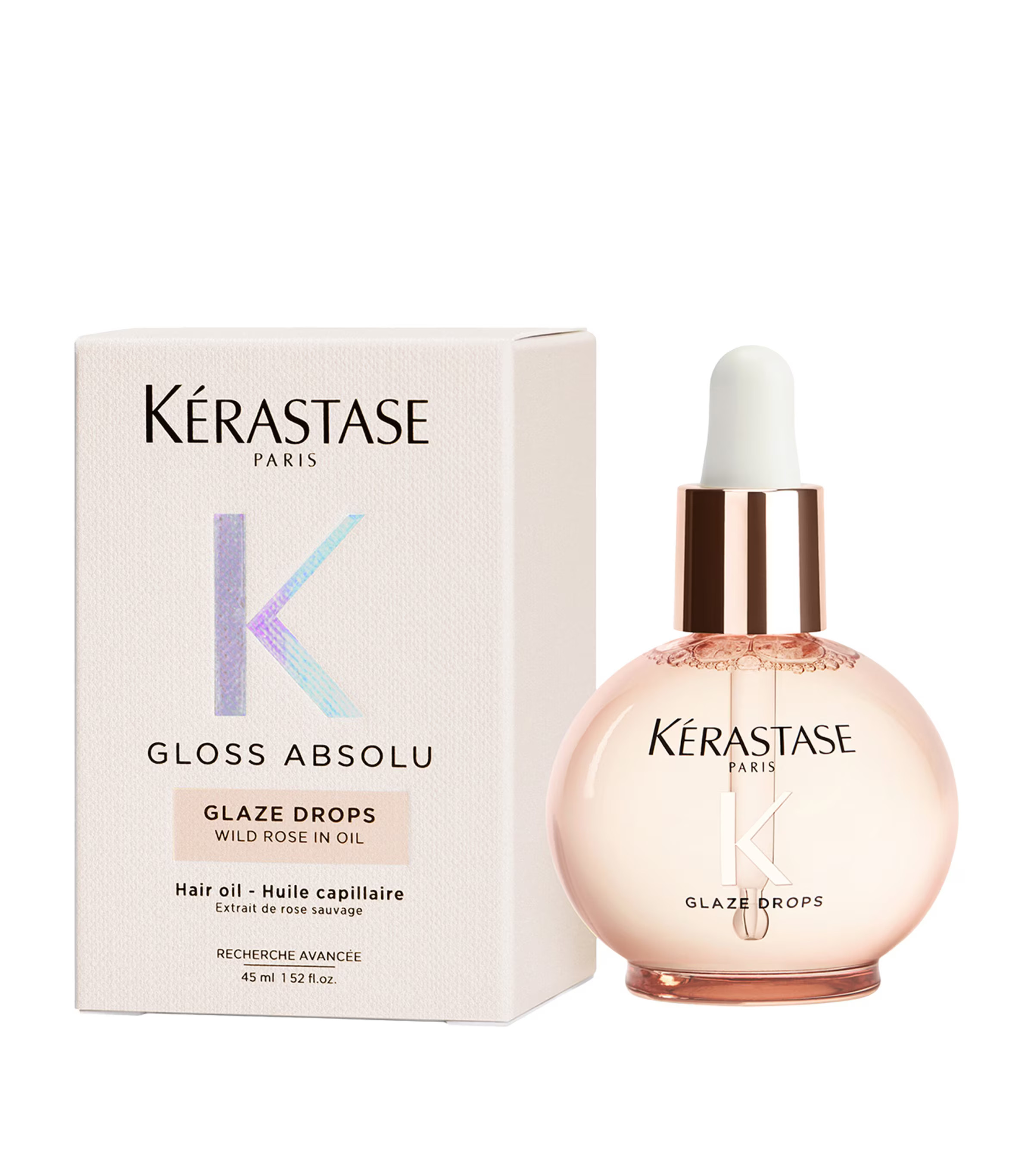 Kerastase Gloss Absolu Glaze Drops Wild Rose Hair Oil | Harrods (US)