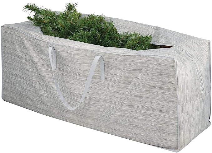 mDesign Soft Stripe X-Large Storage Bag with Handles - Side Handles, Stores Christmas Trees, Chri... | Amazon (US)