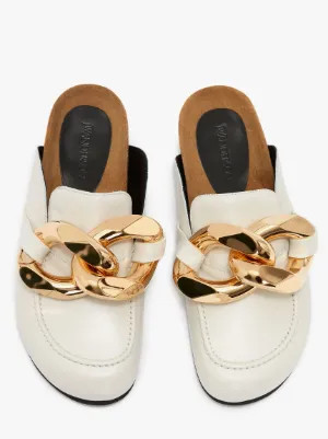 CHAIN LOAFER LEATHER MULES | JW Anderson