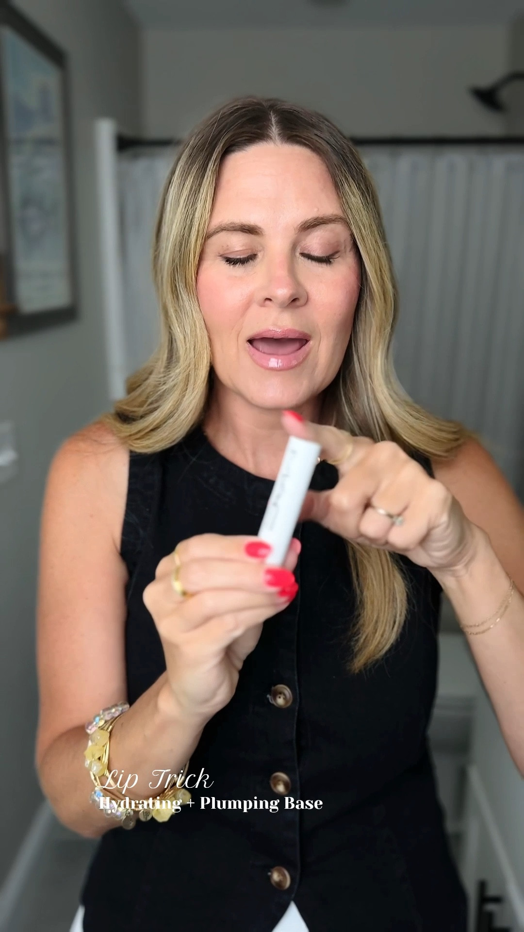 I’m huge on lip balm and I always have to get that moisture in my makeup routine. And I love a good clear gloss. This stuff does give the plumping tingle at first and then wears off. Here’s my steps.
1. The clear plumping gloss on the inside of lips and let soak in
2. Liner
3. Lipstick
4. Pink/nude gloss
5. Back to step 1 (I often just reapply with the clear gloss)

#LTKFindsUnder50 #LTKBeauty #LTKOver40