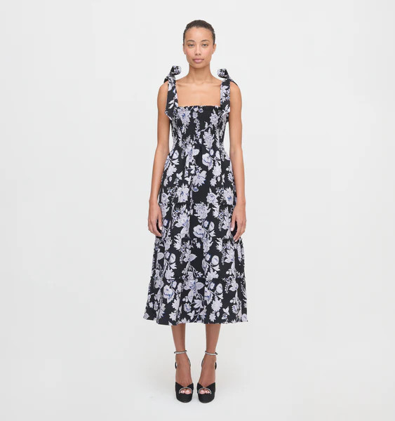 The Ribbon Ellie Nap Dress - Winter Jasmine Brocade | Hill House Home US