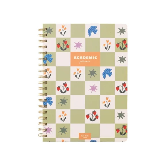 Papier To Go Dated 12 Month August 2026-July 2027 Academic Year Planner, Hardcover Spiral B5, 7.1... | Walmart (US)