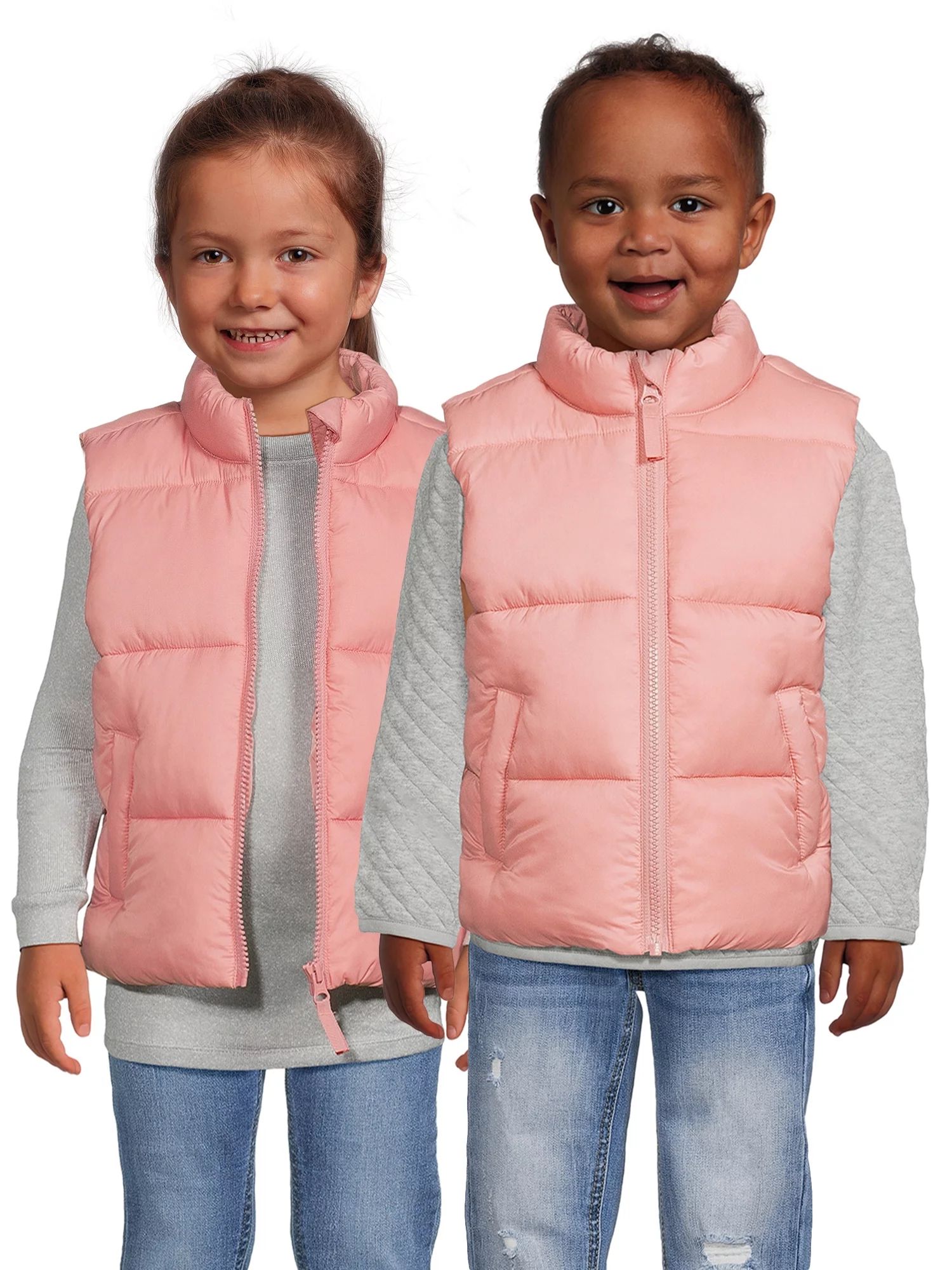 Wonder Nation Toddler Puffer Vest, Sizes 12M-5T | Walmart (US)