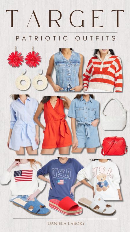 Target Patriotic Outfits! 

Memorial Day, red white & blue, summer, USA, holiday wear, vacation 

#LTKSeasonal #LTKStyleTip #LTKFindsUnder50