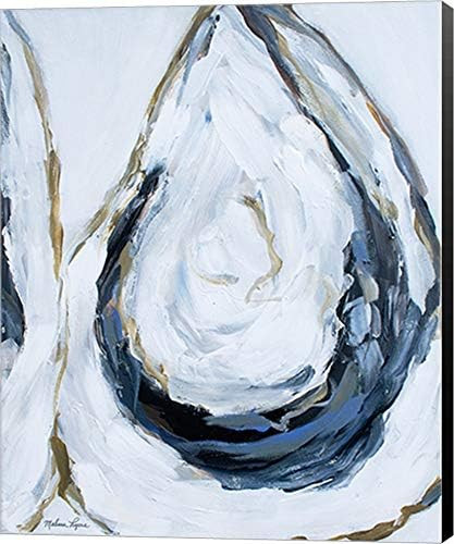 Oyster by Melissa Lyons Canvas Art Wall Picture, Museum Wrapped with Black Sides, 23 x 28 inches | Amazon (US)