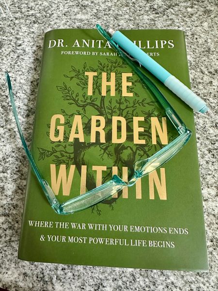 New book 📚 alert. I started The Garden Within by Dr. Anita Phillips. #books #faith #thegardenfromwithin #dranitaphillips #reading