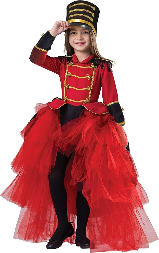 Dress Up America Band Majorette Costume - Nutcracker Costume for Girls - Toy Soldier Uniform Dres... | Amazon (US)