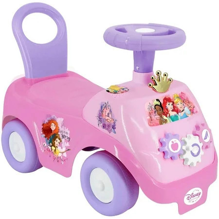 Disney Lights Up Unisex Baby Activity Princess Push & Pedal Ride-on, Multicolor | Walmart (US)