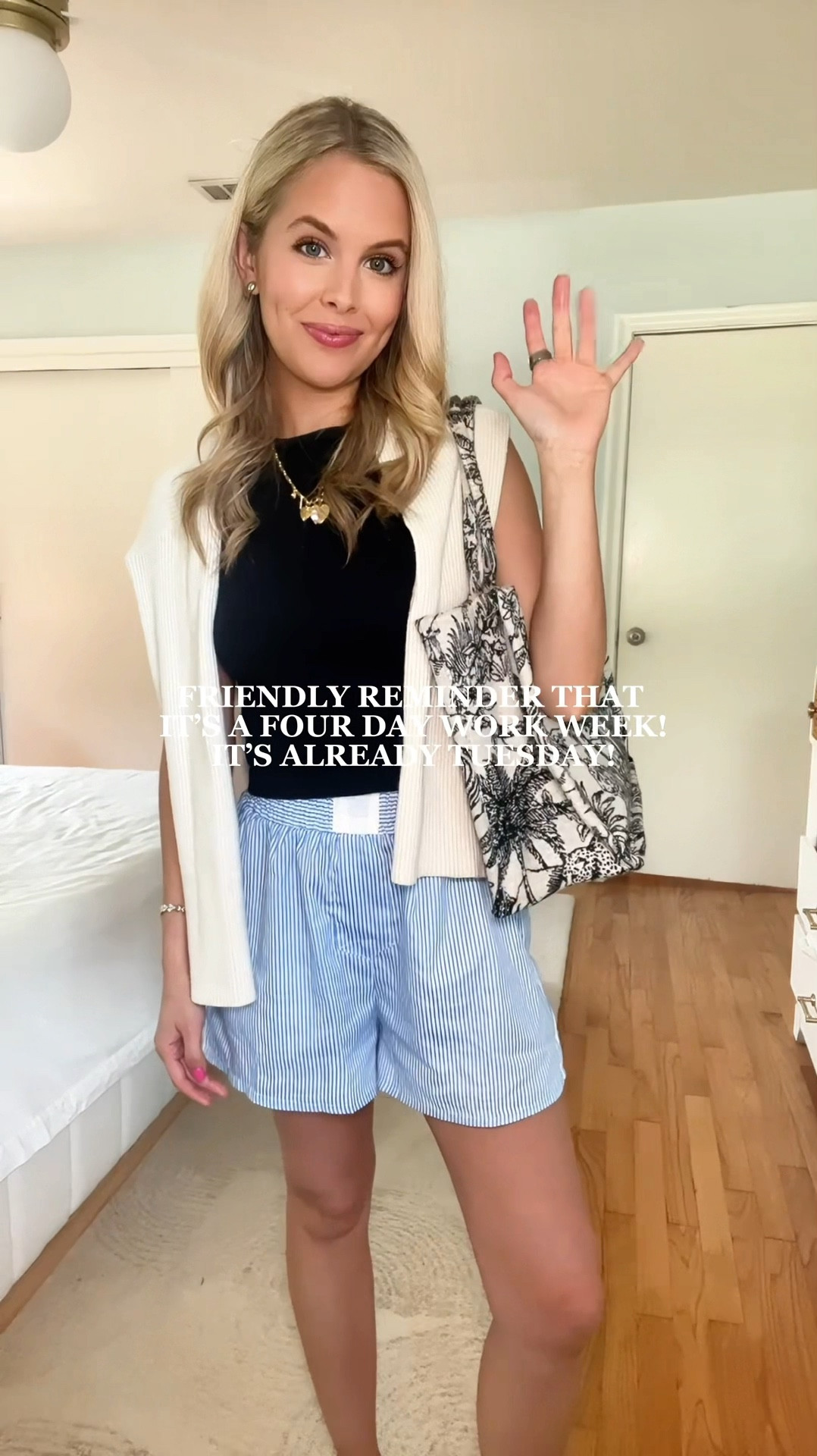 Work from home OOTD! These shorts are currently $10!!!

#LTKFindsUnder50 #LTKTravel #LTKStyleTip