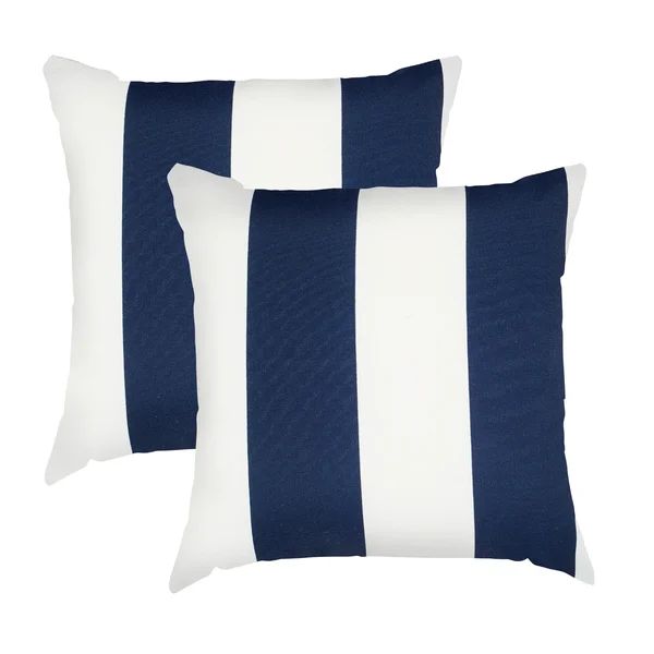 Ike Striped Throw Pillow (Set of 2) | Wayfair North America