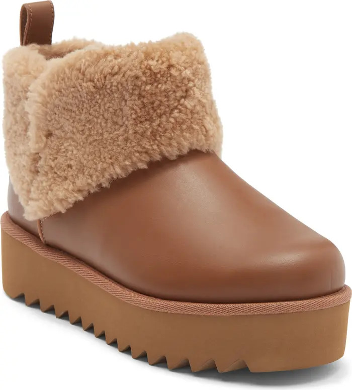 UGG® Ultra Mini Alina Curled Genuine Shearling Platform Boot (Women) | Nordstromrack | Nordstrom Rack