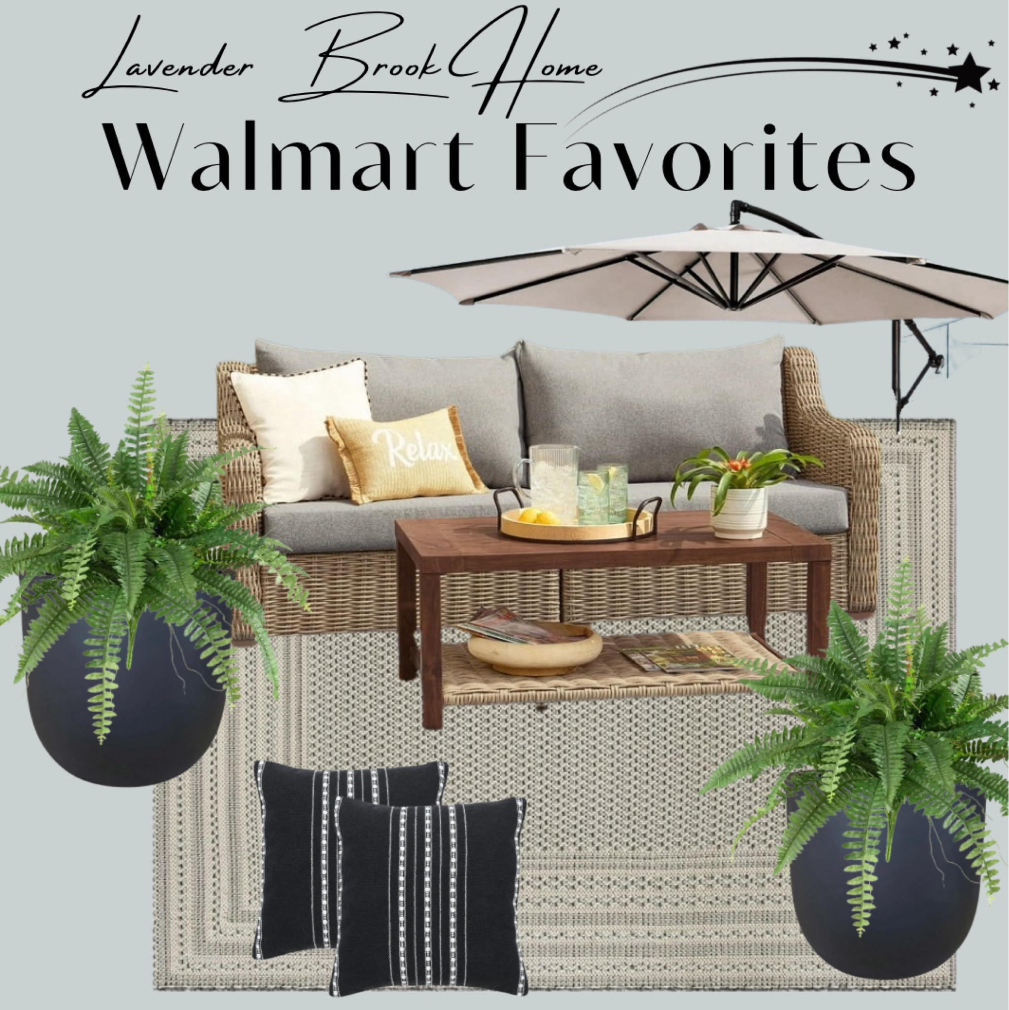 Porch decor on a budget from Walmart includes a variety of stylish and affordable outdoor items to enhance your outdoor space. Look for items like weather-resistant throw pillows, outdoor rugs, planters, string lights, and decorative lanterns. Walmart offers a range of budget-friendly options that blend functionality with aesthetic appeal, perfect for creating a cozy and inviting porch. Seasonal sales and everyday low prices help you find trendy pieces that make your outdoor area look designer-inspired without the high cost. 

#LTKStyleTip #LTKSeasonal #LTKHome