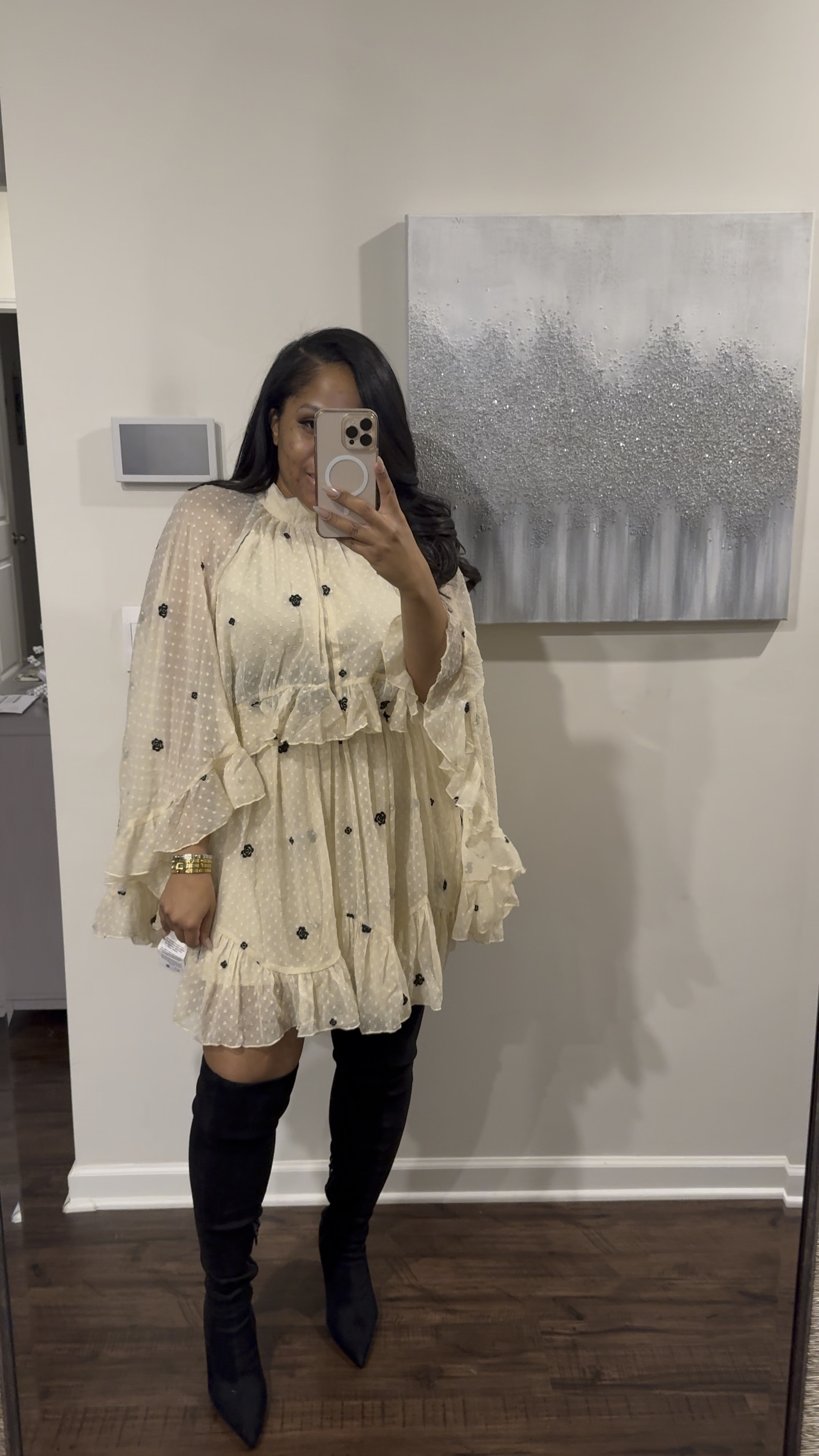 I love a flowy easy dress. I bought this to wear to a brunch or lunch meet up. Wearing a size 14(12 may have worked also) 

#LTKover40 #LTKmidsize #LTKstyletip